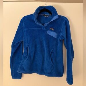 Patagonia Synchilla Snap-T Fleece. Vibrant Blue.  Woman’s Size Small.